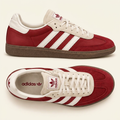 Red Samba with cream background
